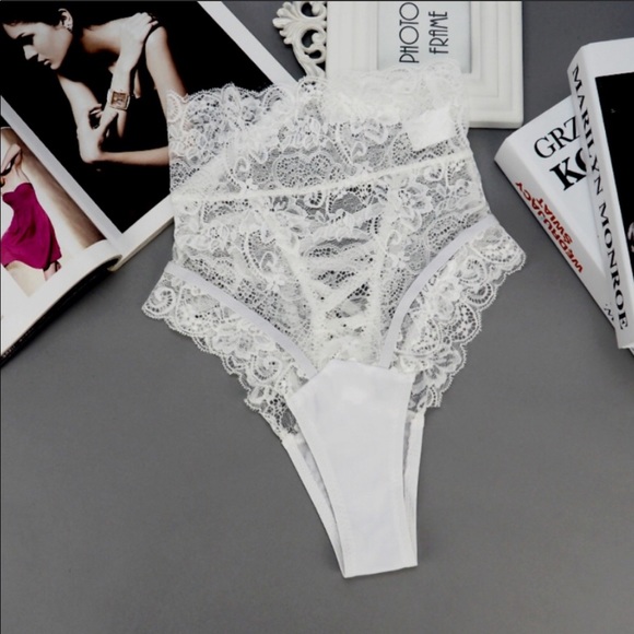 High Waist Sexy Lace Boudoir Panty - Picture 10 of 12